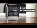 ExcelMark A1539 Self-Inking Rubber Stamp