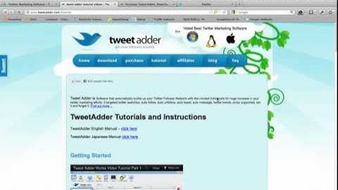 Tweet Adder - Advanced Twitter Tutorial Part 2 of 3