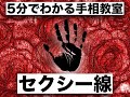 5分で分かる手相教室7(悪用厳禁！セクシー線の極意)