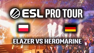 Elazer VS HeroMarine   ZvT   ESL Open Cup 119 Europe   polski komentarz