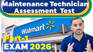 How to Pass 2026 Walmart Maintenance Technician Assessment Test Part 1