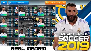 Descarga YA! Plantilla Del REAL MADRID 2022/23 Kits + Jugadores | DREAM LEAGUE SOCCER 2019