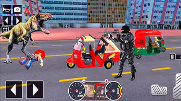 Tuk Tuk auto rickshaw driver 3D game - #1 auto rickshaw driving game - Android iOS Gameplay