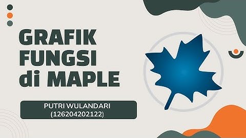 Grafik Fungsi - Maple
