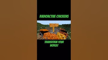 Mutant Chickens! #minecraft #nuclearbomb #commandblock #gaming #gaming