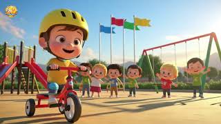 Zoom Zoom Bike Racing Fun 🚲 | Kids Racing Song | Toddler Vehicle Rhyme | Fun Learning Song