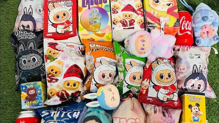 Cute Blind Box ASMR Unboxing | Labubu, Stitch & Mystery Plush Toys | No Talking