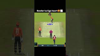 Bowler ka Ego Heart 😡📈 Real cricket 🏏#short #shortfeed #cricket #bowler #cricketfans
