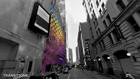 Spivak Architects - Backstage Hotel Times Square - Façade Video Projection