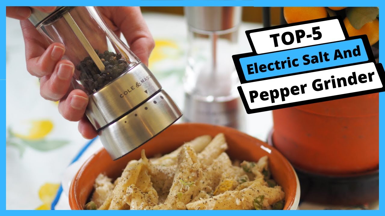 Best Electric Salt And Pepper Grinder Electric Salt And Pepper Grinder (Buying Guide) YouTube