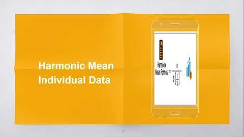 HARMONIC MEAN INDIVIDUAL DATA BY DR.SHOBHA EDWARD