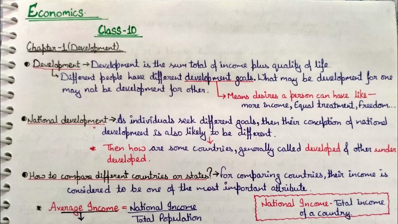 Economics chapter 1