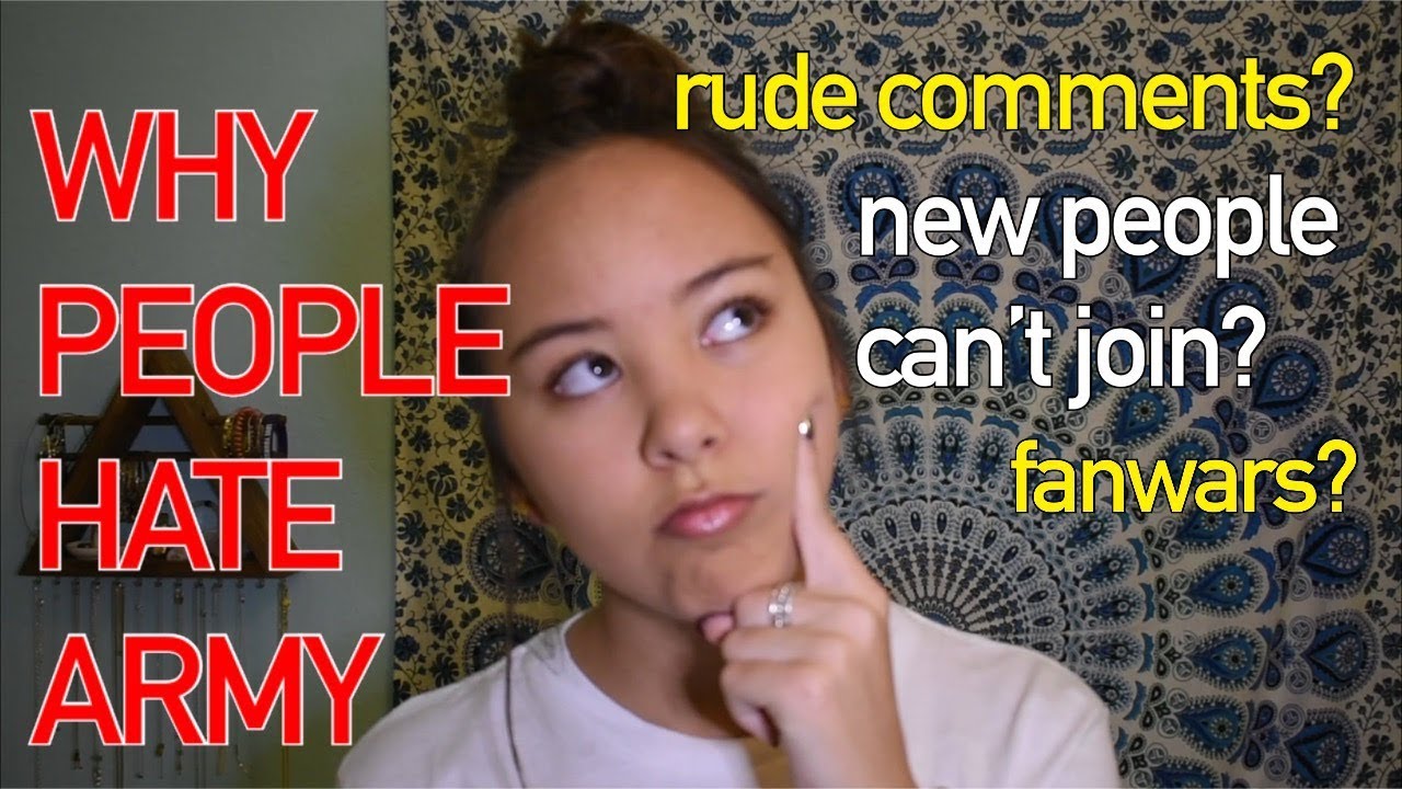 WHY PEOPLE HATE THE BTS ARMY YouTube