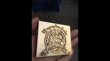 How to use CNC engraving machine  for brass chop carving