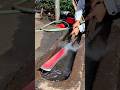 Cooling a Red Hot Blade in Water to Improve Strength and Sharpness #shorts