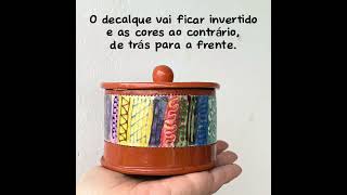 Decalques com papel de jornal // Newsprint transfer