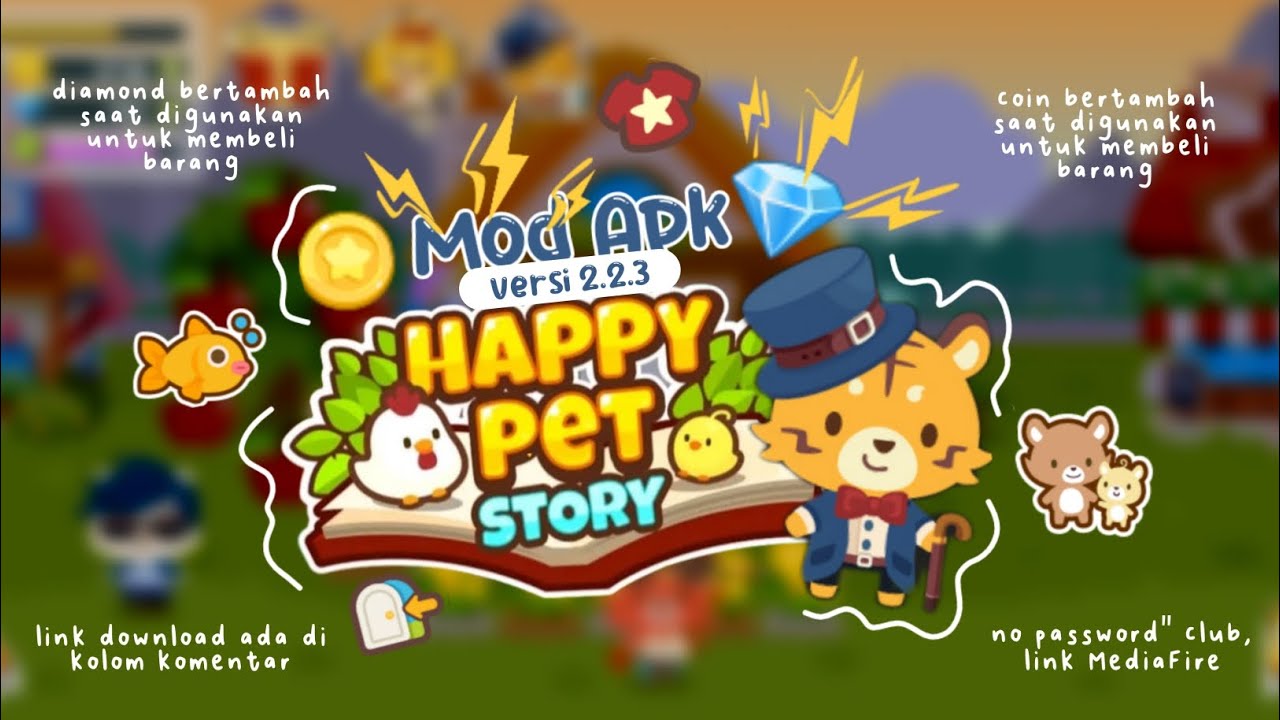 HAPPY PET STORY [MOD] APK VERSI 2.2.3 YouTube