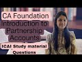 Introduction to Partnership Accounts / CA Foundation / Study material Questions / Example 1, 2, 3