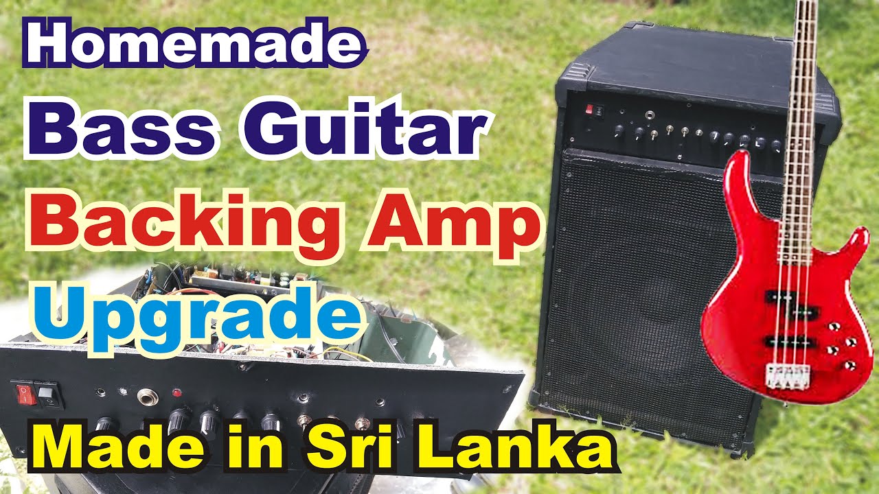 home made bass guitar amplifier diy modification 