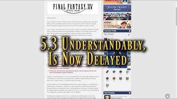 FFXIV: Patch 5.3 Delayed