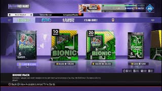 I SPENT OVER 1.2 MILLION MT ON NEW BIONIC PACK OPENINGS!!! NBA 2K24 MYTEAM!!