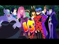 Ladybug, Volpina, Malefica y La Reina Malvada vs Mal, Uma, Ursula y Blancanieves - BATALLA DE RAP