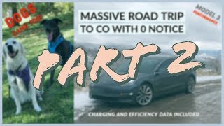 Part 2/2 Model 3 Massive Spontaneous Road Trip Across the Country