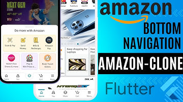 Amazon-Style Bottom Navigation Bar in Flutter