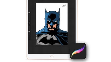 Procreate | Drawing Batman