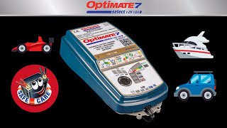 プロが選択する全自動バッテリー充電器 | OptiMate 7 Select