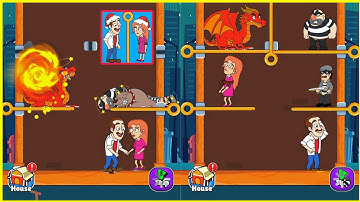 Home Pin Pull Him Out How To Loot - Gameplay Walkthrough Level 51 to 100 || All Levels