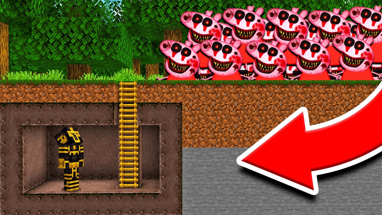 BASE SECRETA VS APOCALIPSIS DE PEPPA PIG .EXE EN MINECRAFT 😱