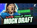 Live Half-PPR Mock Draft | Fantasy Football Pick-by-Pick Strategy | Sleepers, Studs and Busts (2023)