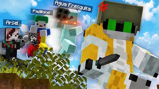 MODIFIQUÉ mi MINECRAFT BEDWARS pero CON MODS (vs 3 Youtubers)