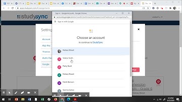 Integrate Google with StudySync