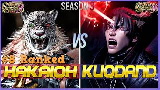 T8 S3 Hakaioh Ranked Armor King Vs Kuqdand Devil Jin Tekken 8 High Level Gameplay