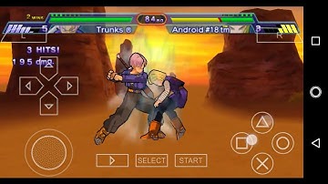Trunks vs Android 18 fight in Dragon Ball Z Shin Budokai