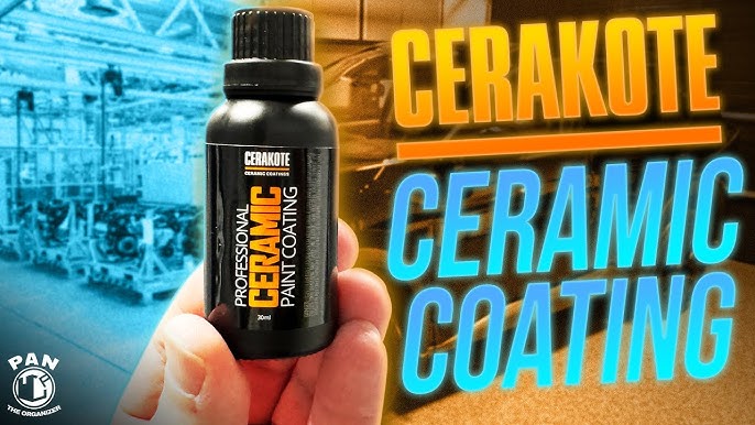 Cerakote Rapid Ceramic Paint Sealant Kit (8oz bottle) Maximum Gloss & Shine Extremely Hydrophobic Unmatched Slickness - Repels Road Grime Long