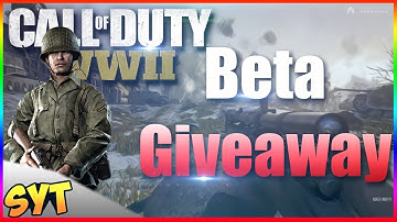 Call of Duty: World War 2 Beta Code Giveaway!