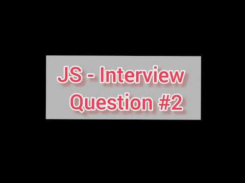 JavaScript Interview Questions #2 || MNC Frontend Interview question 2022