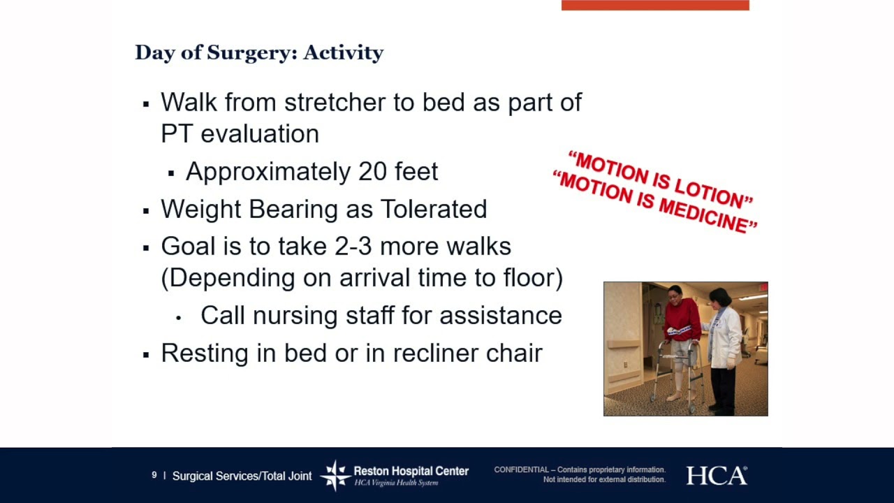 Joint Replacement Surgery - Reston Hospital Center
