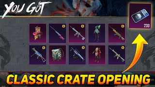 NEW CLASSIC CRATE OPENING IN BGMI  AGAIN UPGRADE M416 GLACIER SCAM ParasOfficial