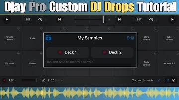 Djay Pro Custom DJ Drops Tutorial