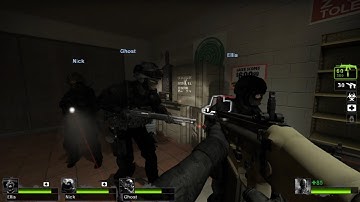 Left 4 Dead 2 Mod - Tactical Black SWAT Survivors