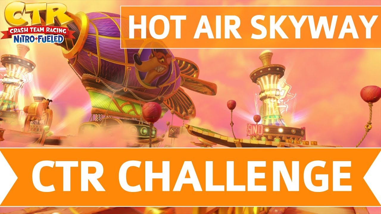 crash team racing hot air skyway ctr token, crash team racing hot air s...