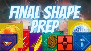 Final Shape Prep Guide