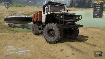 Spintires Mudrunner log load Truck Driving in Mud | Mudrunner | Engineer Mohammad Talha