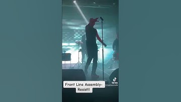Thumbnail of Front Line Assembly tonight at Tracks singing Resist!  Denver Colorado #fla #live #resist