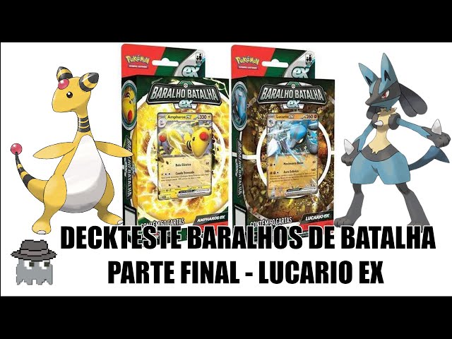 Deck Baralho De Batalha Lucario EX ou Ampharos EX