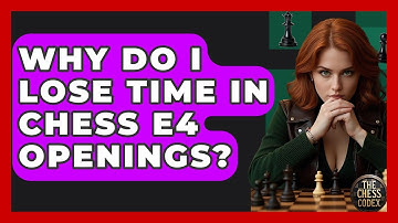 Why Do I Lose Time In Chess E4 Openings? - The Chess Codex